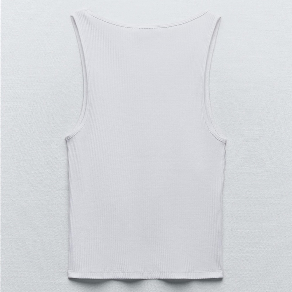 ZARA Ribbed Tank - Picture 4 of 5